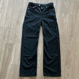 Rag & Bone Logan Featherweight Jeans in Black - Minimally Worn